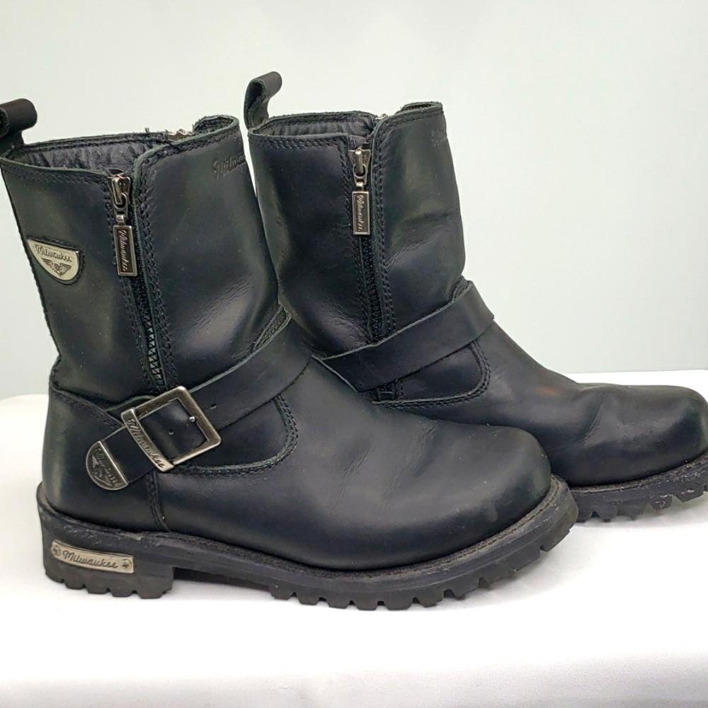 Milwaukee Afterburner Mens Motorcycle Boots
